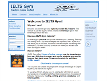 Tablet Screenshot of ieltsgym.com